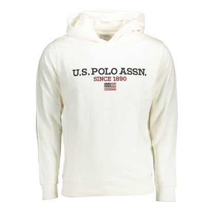 US POLO ASSN. Weißer Baumwollpullover