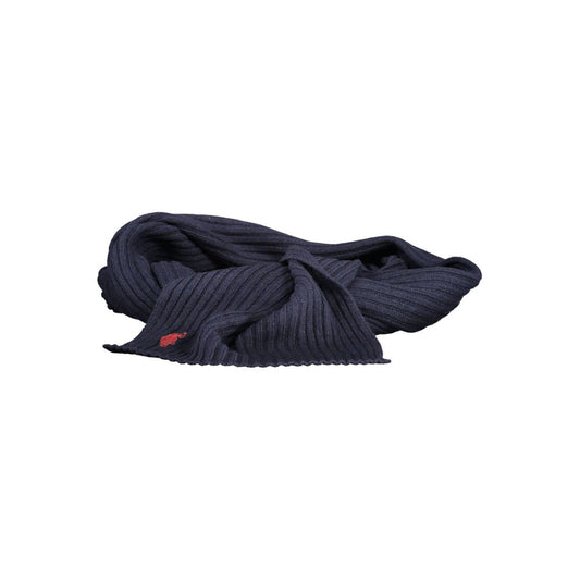 US POLO ASSN. Blauer Wollschal