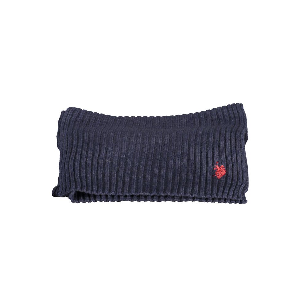 US POLO ASSN. Blauer Wollschal