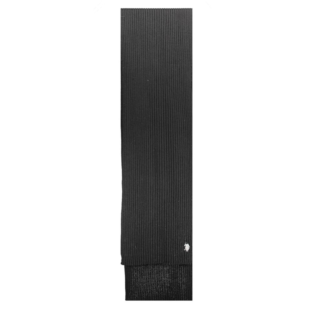 US POLO ASSN. Schwarzer Wollschal