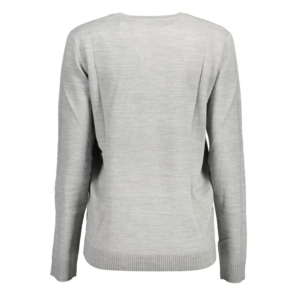US POLO ASSN. Grauer Nylonpullover