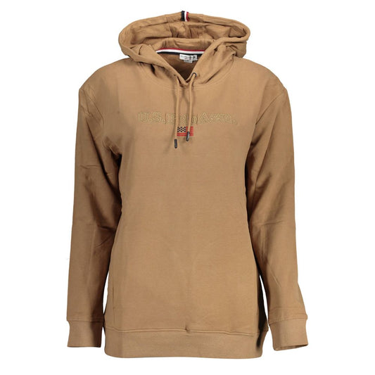US POLO ASSN. Brauner Baumwollpullover