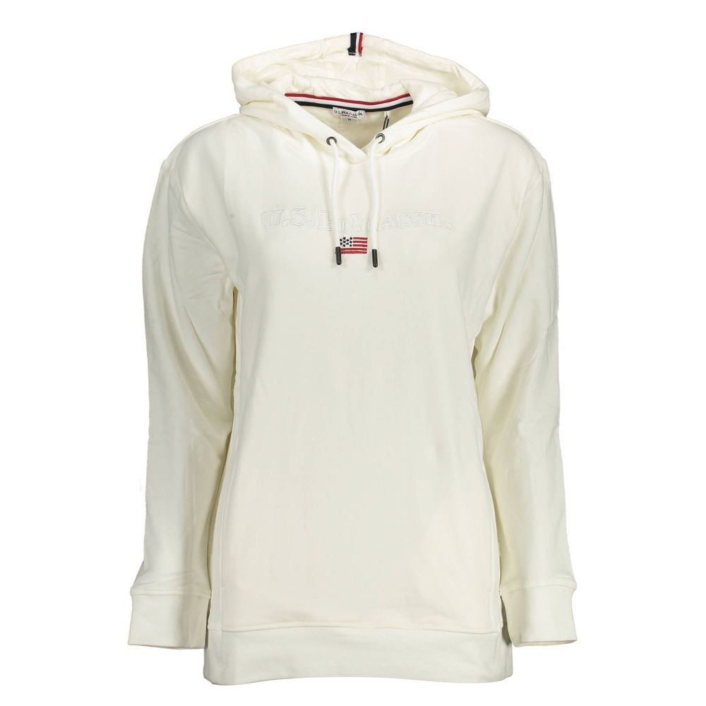 US POLO ASSN. Weißer Baumwollpullover