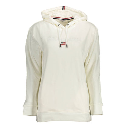 US POLO ASSN. Weißer Baumwollpullover