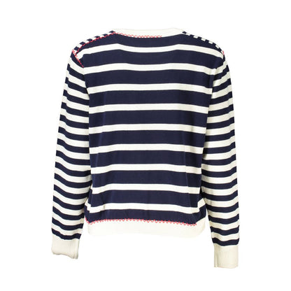 Desigual Blauer Baumwollpullover