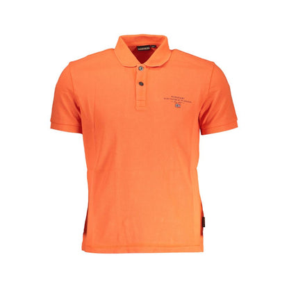 Napapijri Poloshirt aus roter Baumwolle