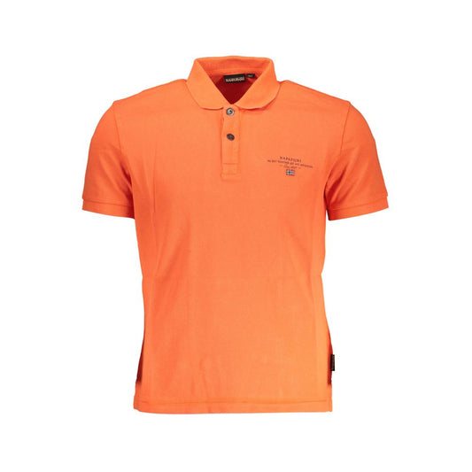 Napapijri Poloshirt aus roter Baumwolle