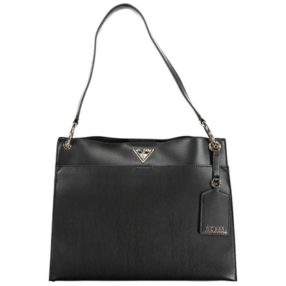 Guess Jeans – Schwarze Polyethylen-Handtasche