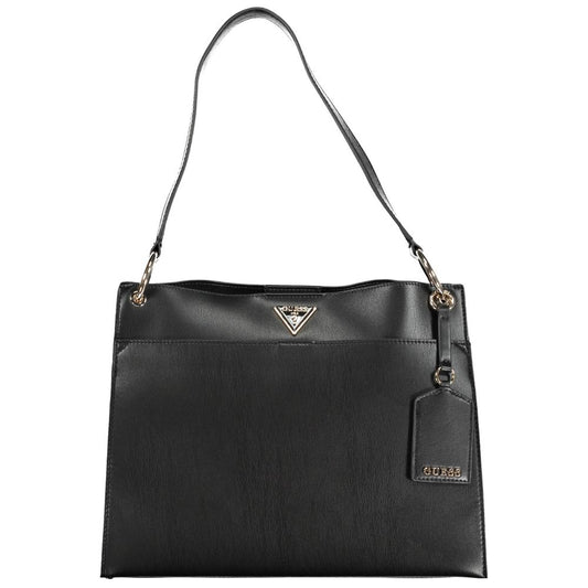 Guess Jeans – Schwarze Polyethylen-Handtasche