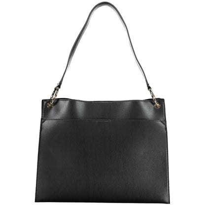 Guess Jeans – Schwarze Polyethylen-Handtasche