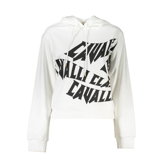 Weißer Baumwollpullover von Cavalli Class