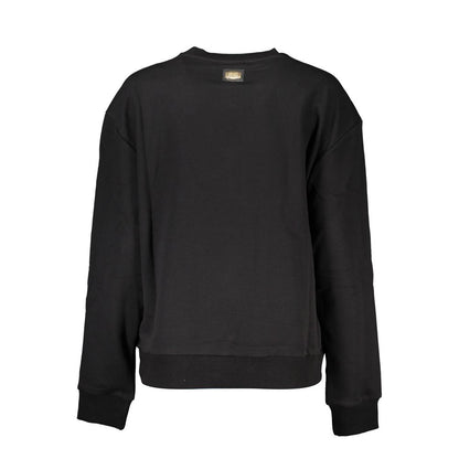 Cavalli Class Schwarzer Baumwollpullover