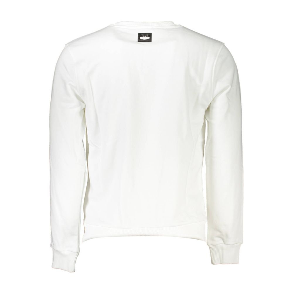 Weißer Baumwollpullover von Cavalli Class