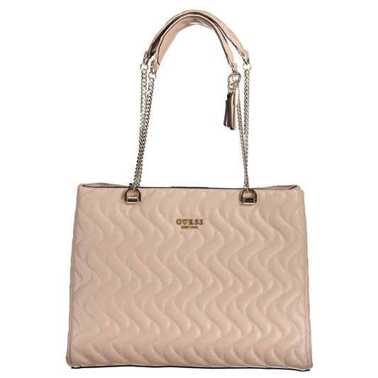 Guess Jeans – Handtasche aus Polyethylen in Rosa
