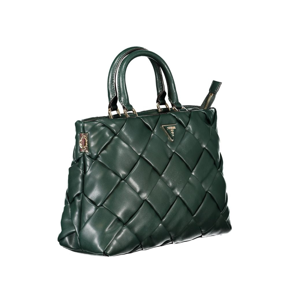 Guess Jeans – Grüne Polyethylen-Handtasche