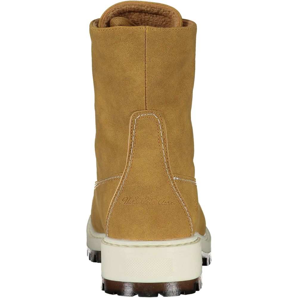 US POLO ASSN. Brown Polyester Boot