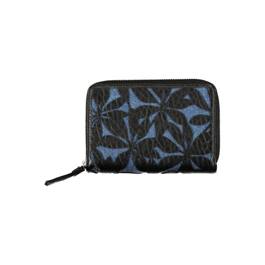 Desigual – Schwarze Polyethylen-Geldbörse