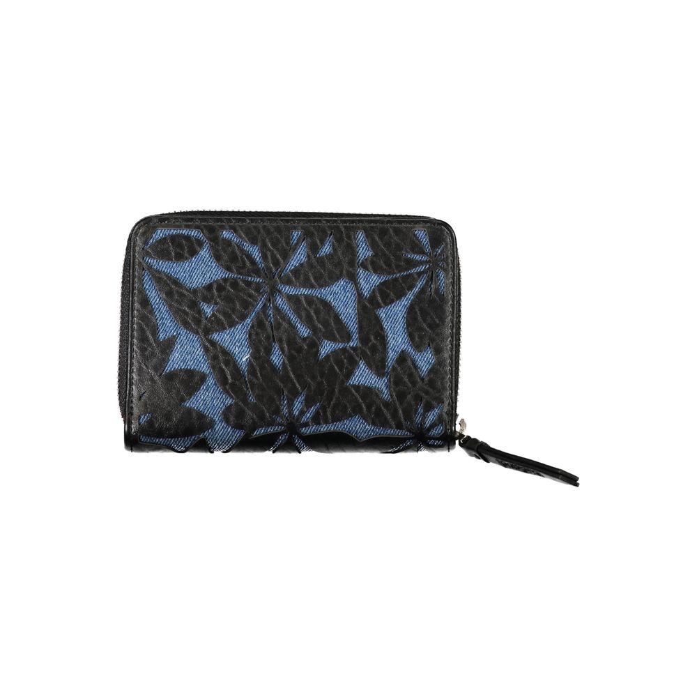 Desigual – Schwarze Polyethylen-Geldbörse