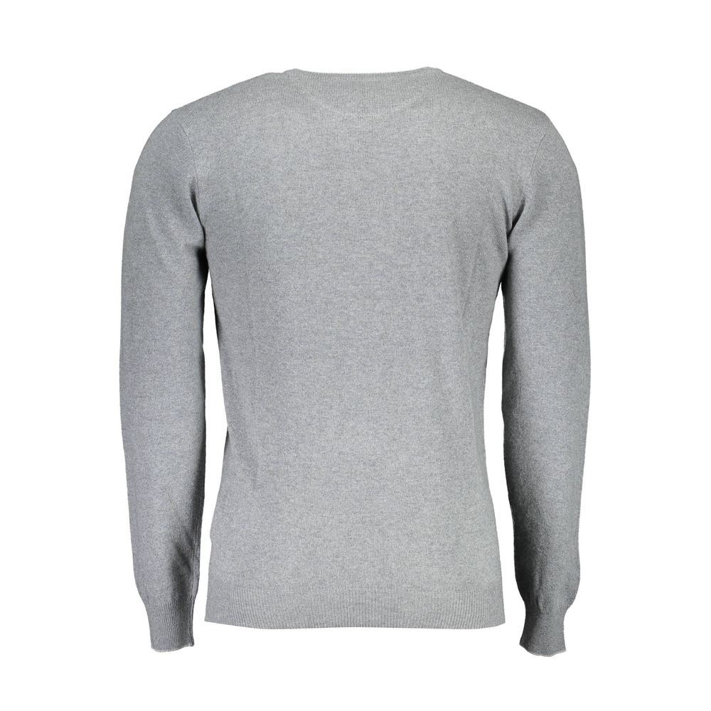 US POLO ASSN. Grauer Wollpullover