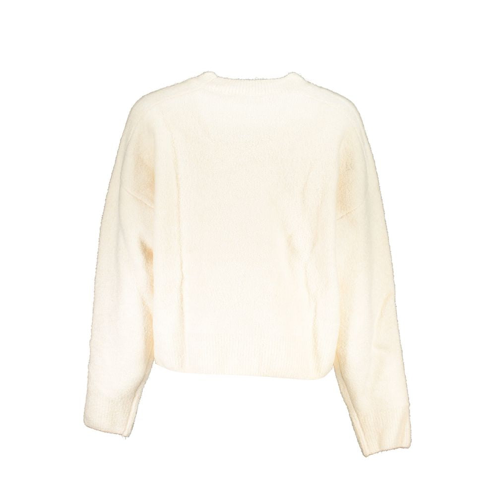 Desigual Weißer Stoffpullover