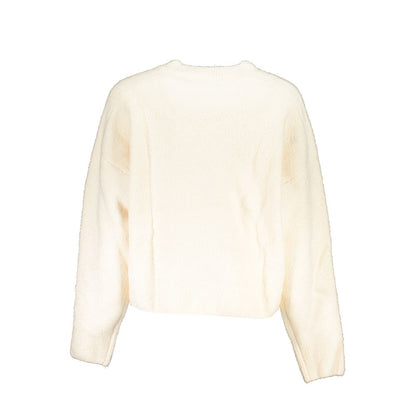 Desigual Weißer Stoffpullover