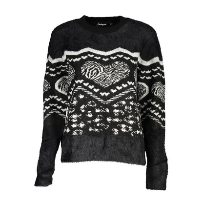 Desigual Schwarzer Polyesterpullover