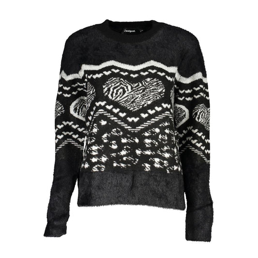 Desigual Schwarzer Polyesterpullover