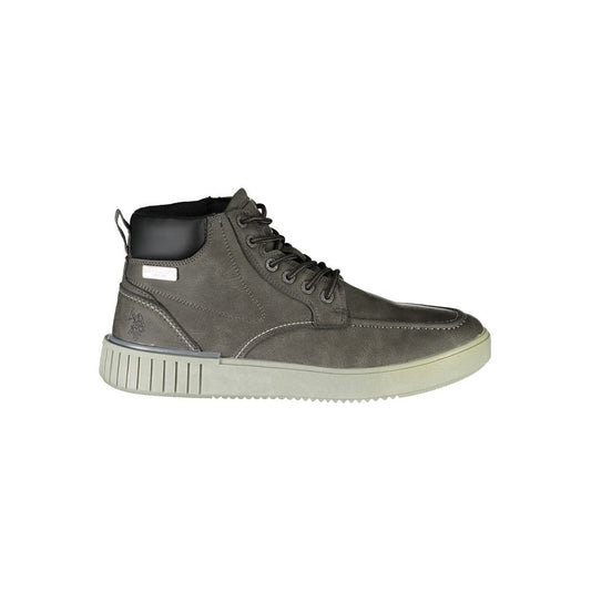 US POLO ASSN. Grauer Polyesterstiefel