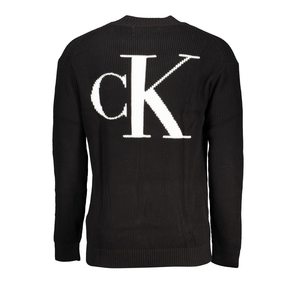 Calvin Klein – Schwarzer Baumwollpullover