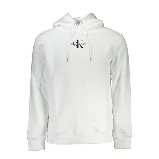 Calvin Klein – Weißer Baumwollpullover