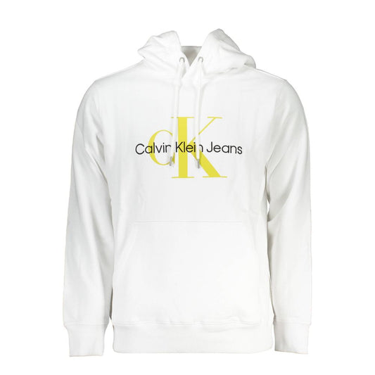 Calvin Klein – Weißer Baumwollpullover