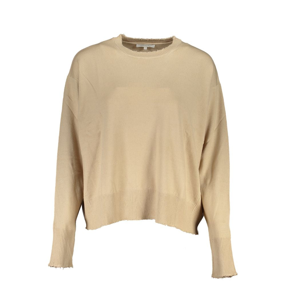 Patrizia Pepe Beige Stoffpullover