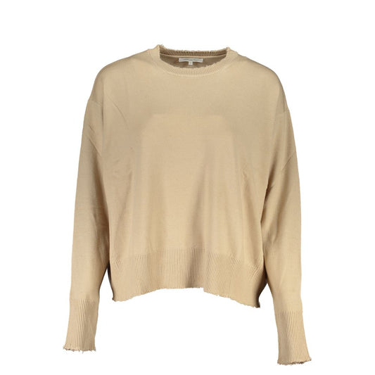 Patrizia Pepe Beige Stoffpullover