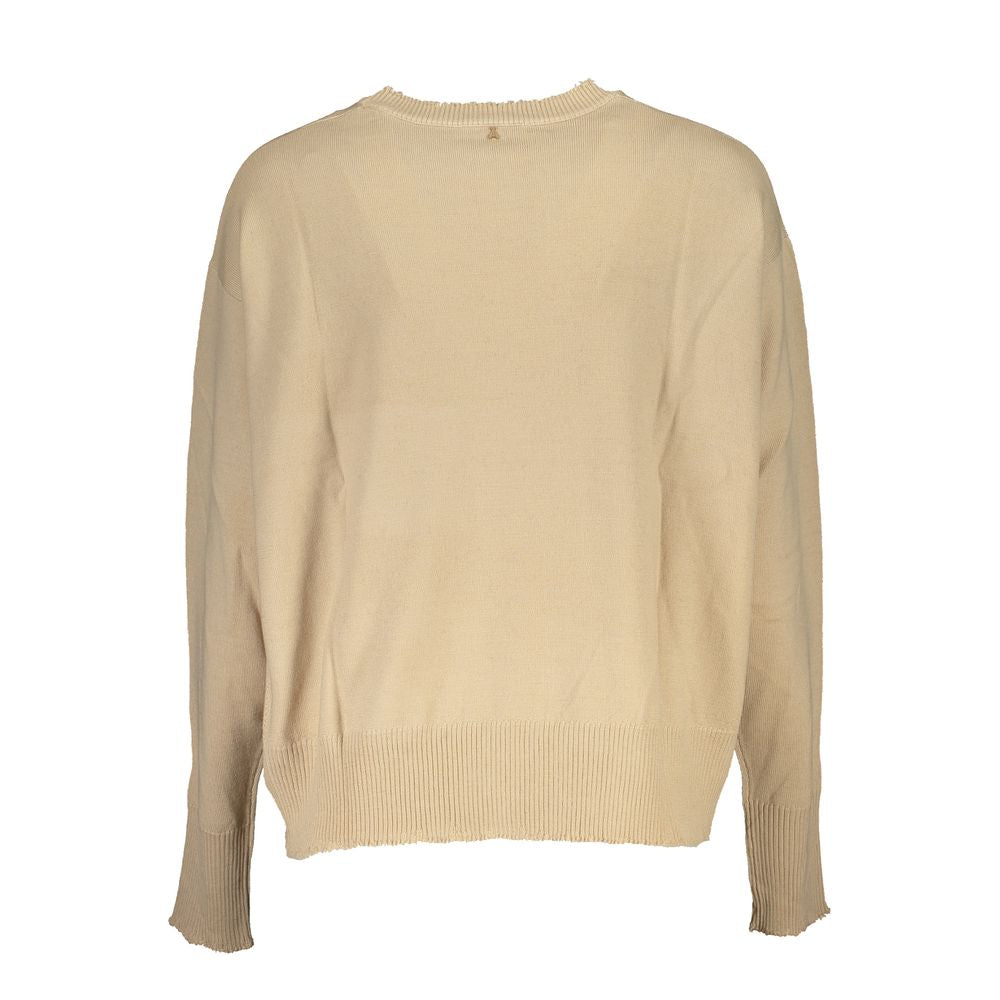 Patrizia Pepe Beige Stoffpullover