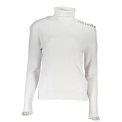 Grauer Baumwollpullover von Patrizia Pepe