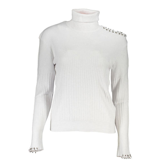 Grauer Baumwollpullover von Patrizia Pepe