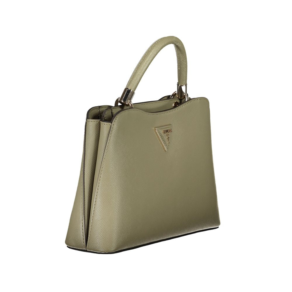 Guess Jeans – Grüne Polyethylen-Handtasche