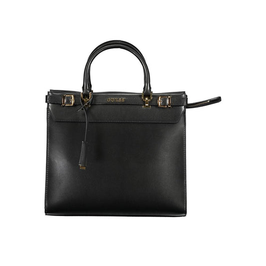 Guess Jeans – Schwarze Polyethylen-Handtasche