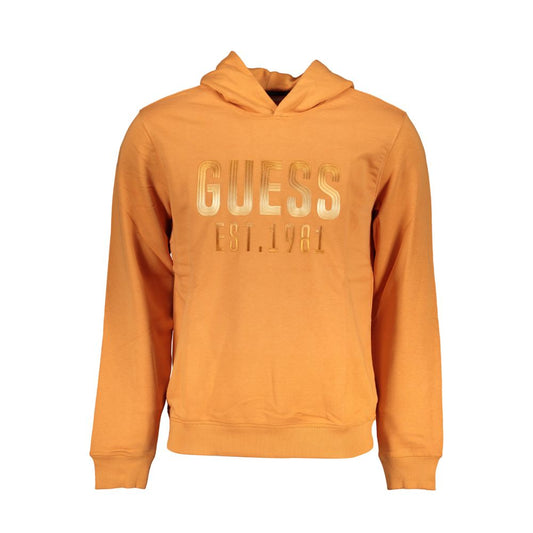 Guess Jeans – Orangefarbener Baumwollpullover