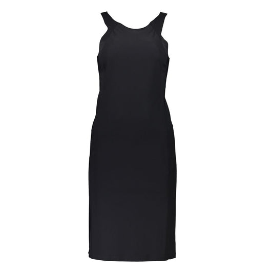 Patrizia Pepe Schwarzes Elasthan-Kleid