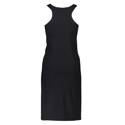 Patrizia Pepe Schwarzes Elasthan-Kleid
