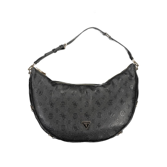 Guess Jeans – Schwarze Polyethylen-Handtasche