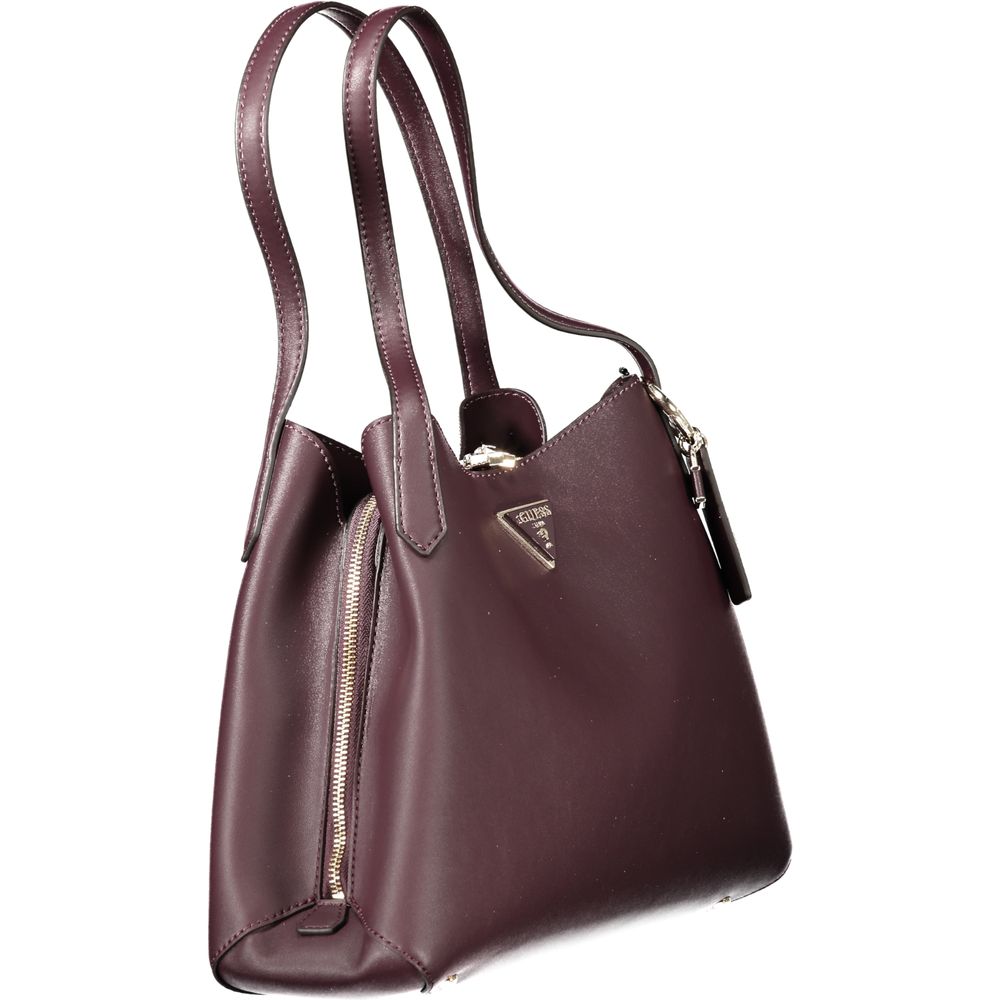 Guess Jeans – Lila Handtasche aus Polyethylen