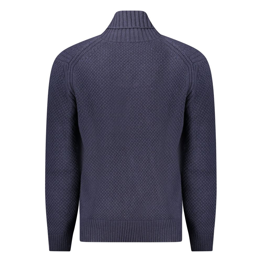 Hugo Boss Blauer Wollpullover