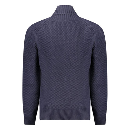 Hugo Boss Blauer Wollpullover