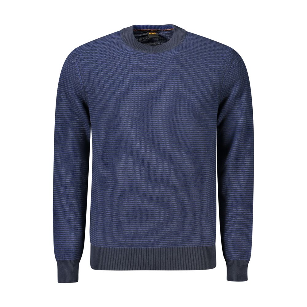 Hugo Boss Blauer Baumwollpullover