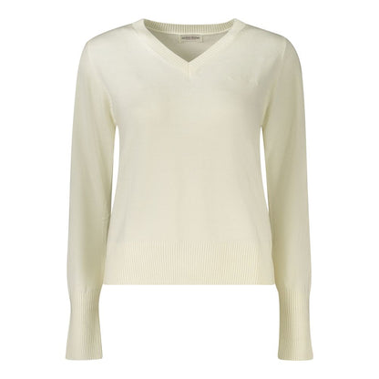 Guess Jeans – Weißer Wollpullover