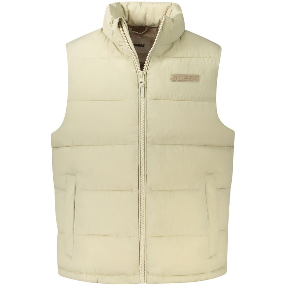 Guess Jeans – Beige Polyamidjacke