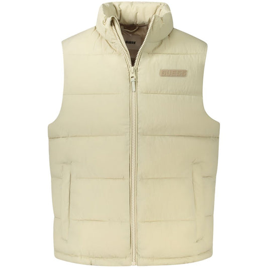 Guess Jeans – Beige Polyamidjacke