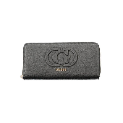 Guess Jeans Schwarze Polyethylen Damen Geldbörse
